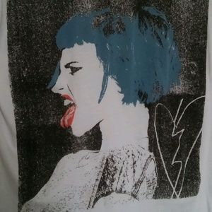 PARAMORE Band Tee White ShortSleeved Shirt Summer